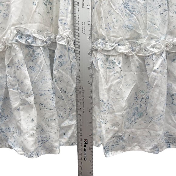 NEW BB DAKOTA X STEVE MADDEN Crystal Clear Print Tiered Midi Dress Small 0036 - Picture 11 of 11